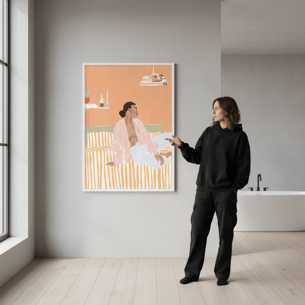 Just Let Me Chill by Ivy Green Illustrations wall - art - picture - poster