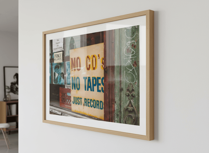 Contemporary wall art featured in a bright modern office workspace