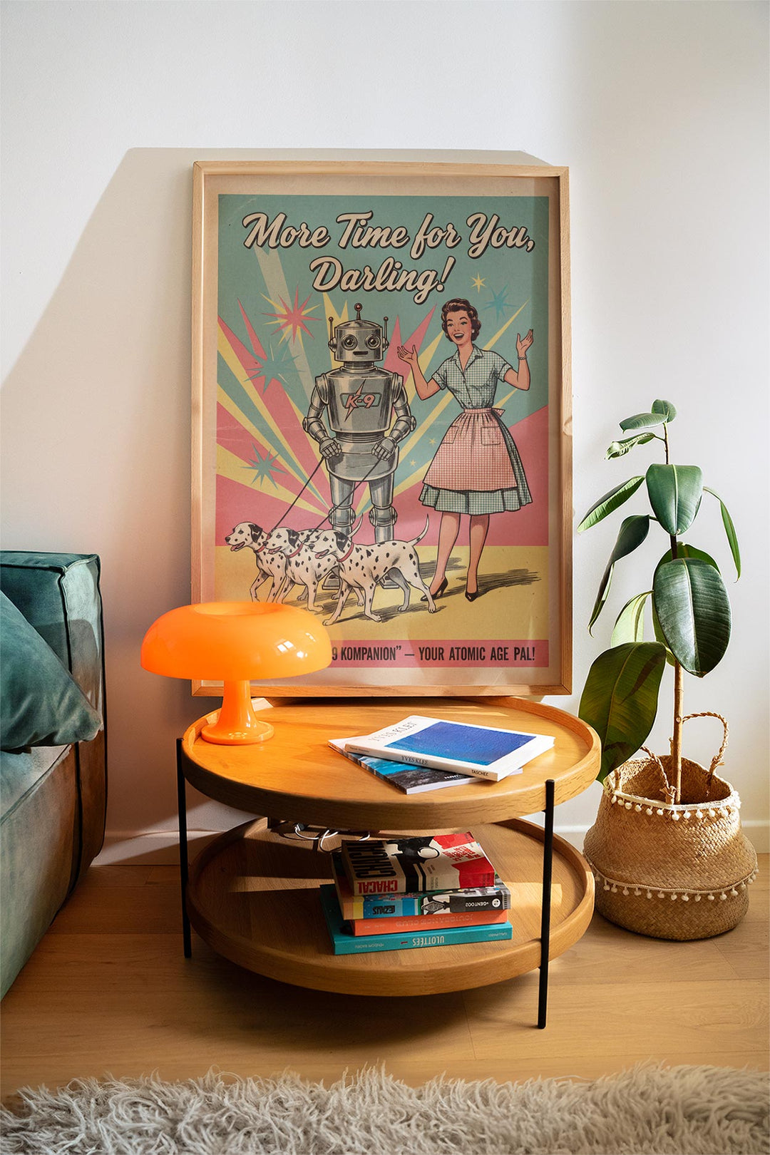 K9 - Kompanion Vintage Retro Art Poster wall - art - picture - poster