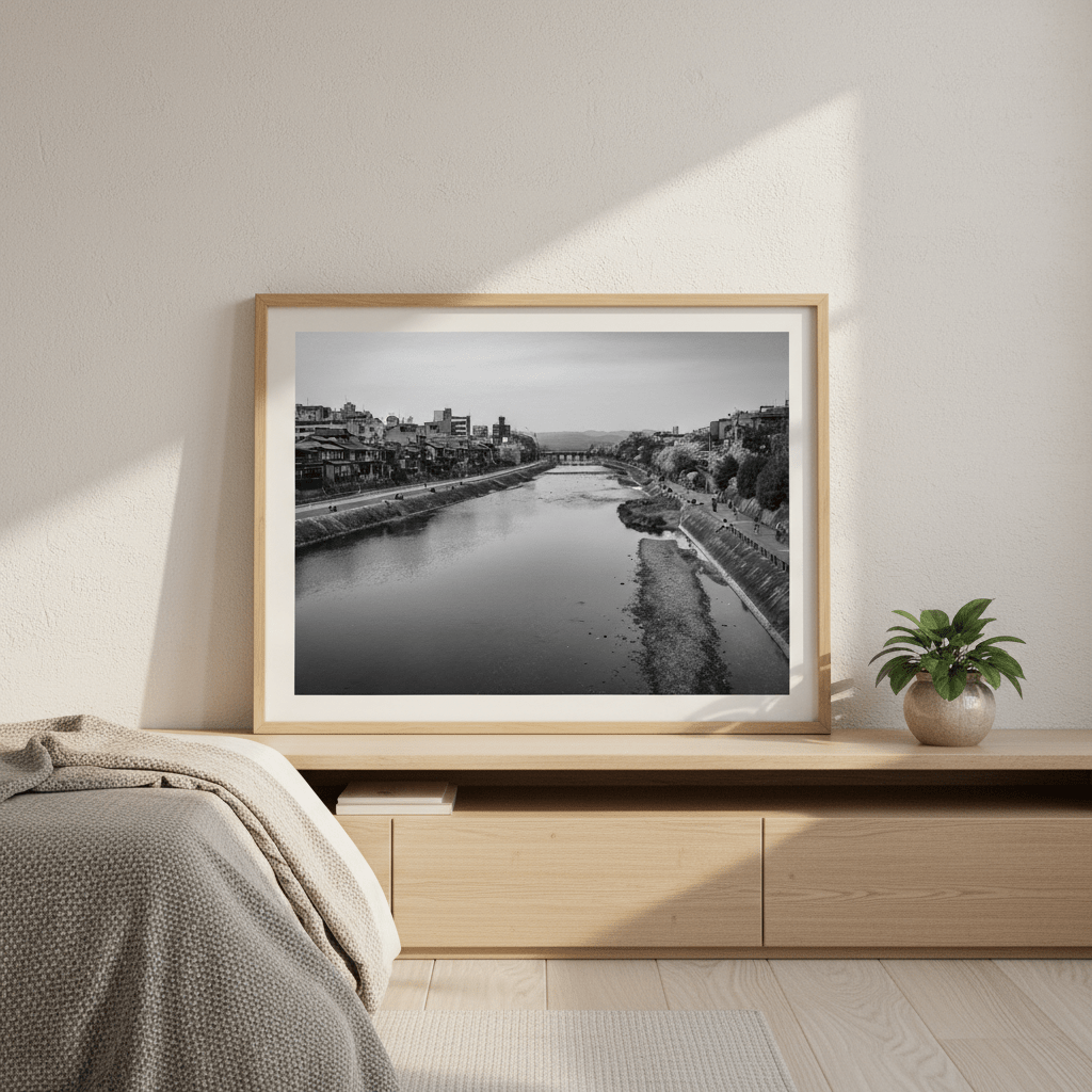 Kamo River in Kyoto by Steven Scott wall - art - picture - poster