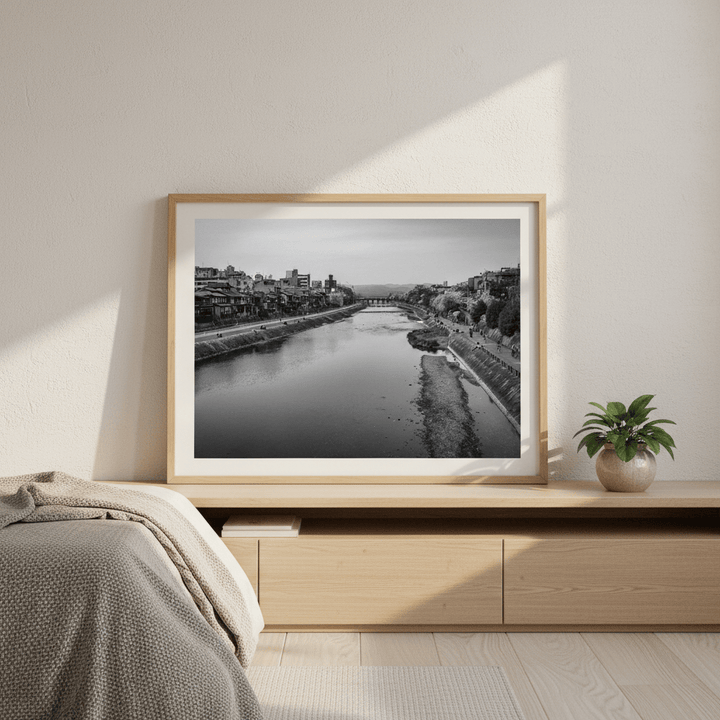 Kamo River in Kyoto by Steven Scott wall - art - picture - poster
