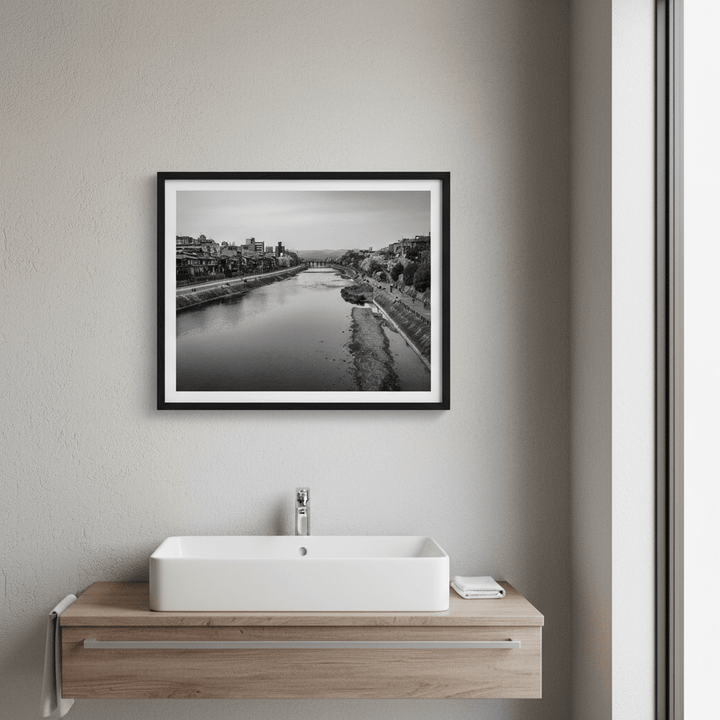 Kamo River in Kyoto by Steven Scott wall - art - picture - poster