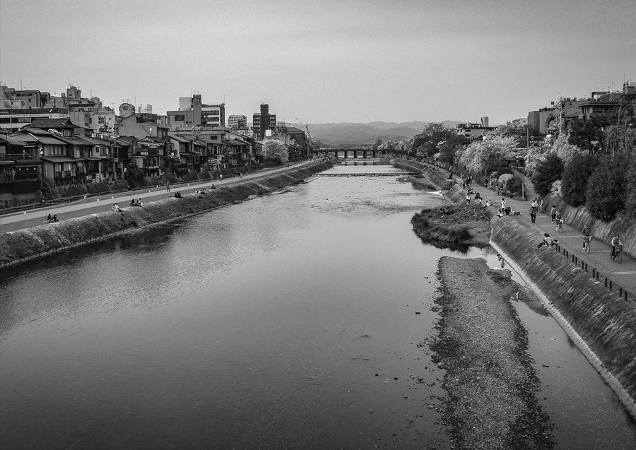 Kamo River in Kyoto by Steven Scott