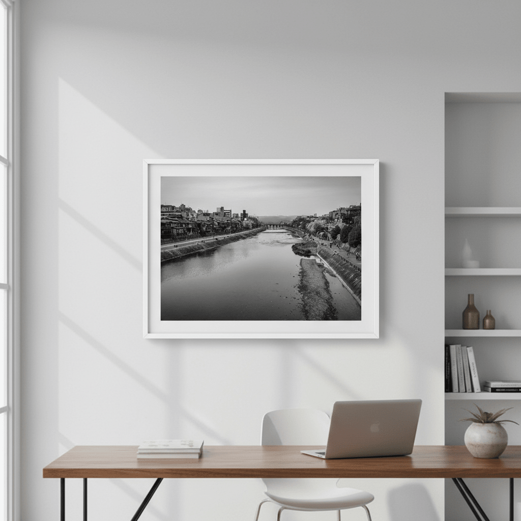 Kamo River in Kyoto by Steven Scott wall - art - picture - poster
