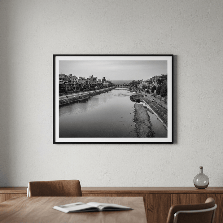 Kamo River in Kyoto by Steven Scott wall - art - picture - poster