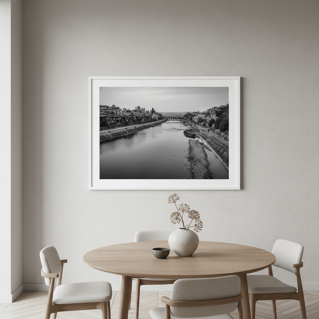 Kamo River in Kyoto by Steven Scott wall - art - picture - poster