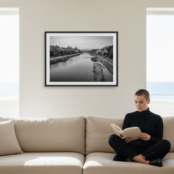 Kamo River in Kyoto by Steven Scott wall - art - picture - poster