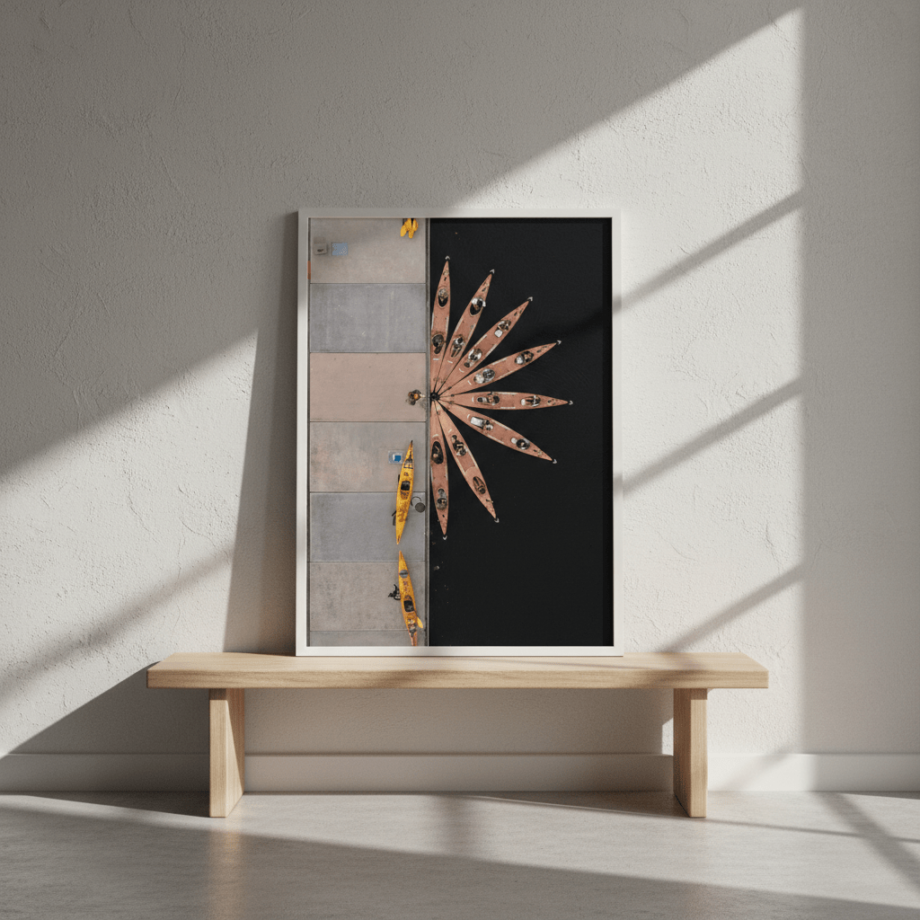 Kayak Flower Melbourne by L10 wall - art - picture - poster