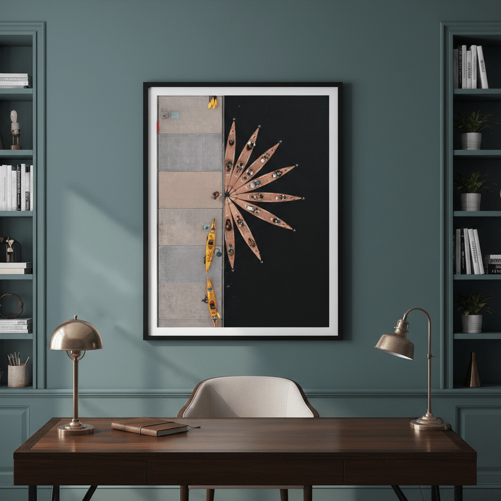 Kayak Flower Melbourne by L10 wall - art - picture - poster