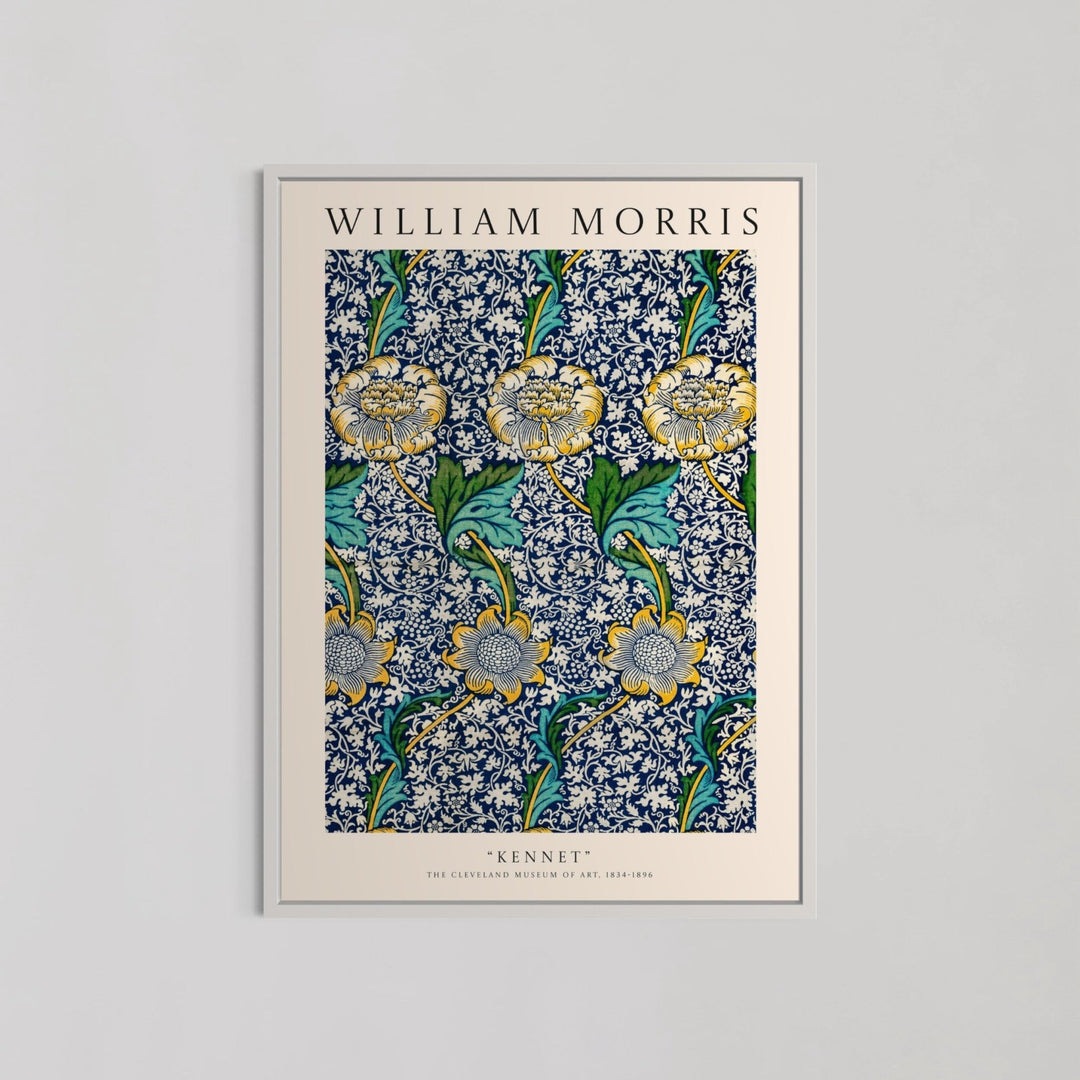 Kennet Floral Pattern Wall Art by William Morris - Style My Wall