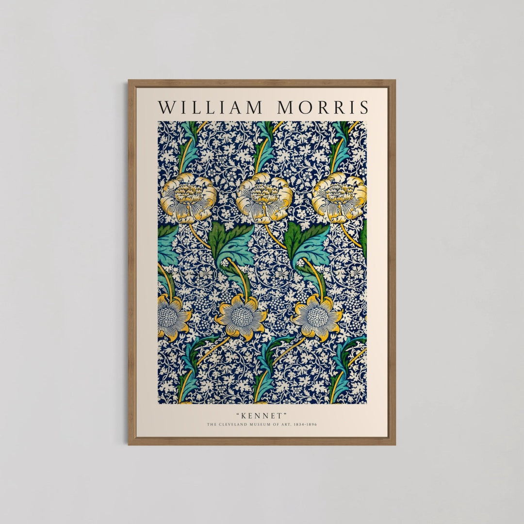 Kennet Floral Pattern Wall Art by William Morris - Style My Wall