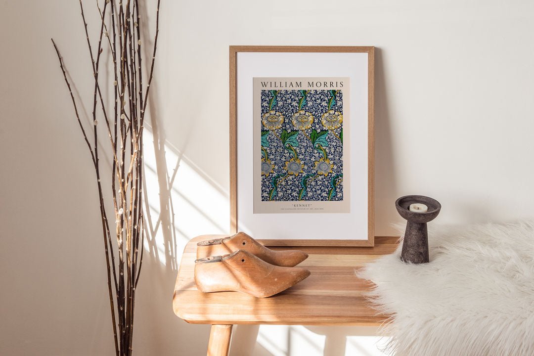 Kennet Floral Pattern Wall Art by William Morris - Style My Wall