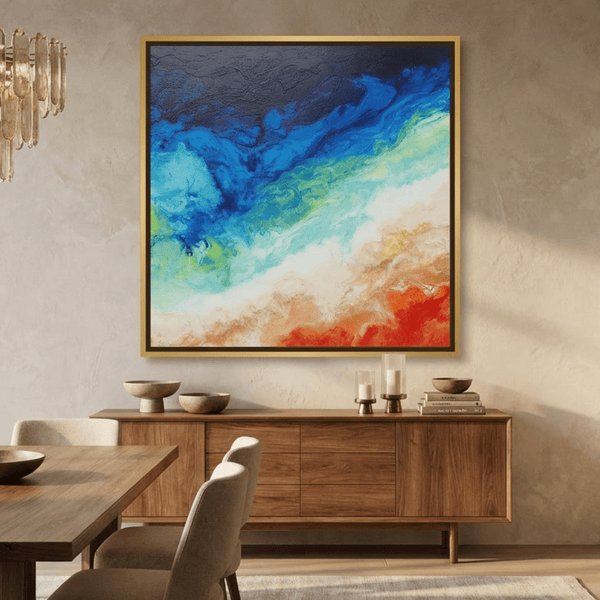 Kimberley Colours By Angela Anderson | Canvas Square Print