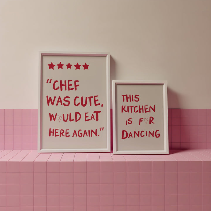 Kitchen Dancing Set of 2 - Style My Wall