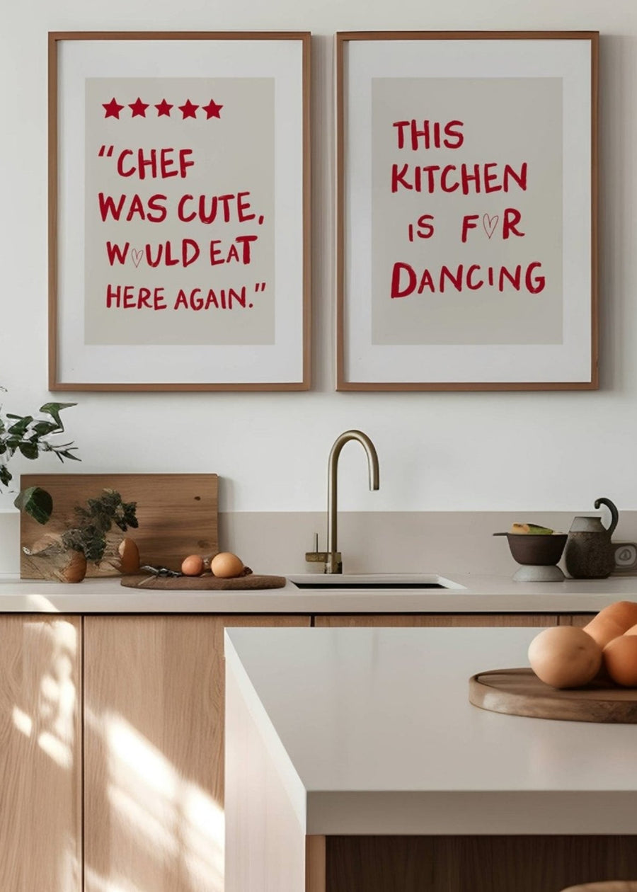 Kitchen Dancing Set of 2