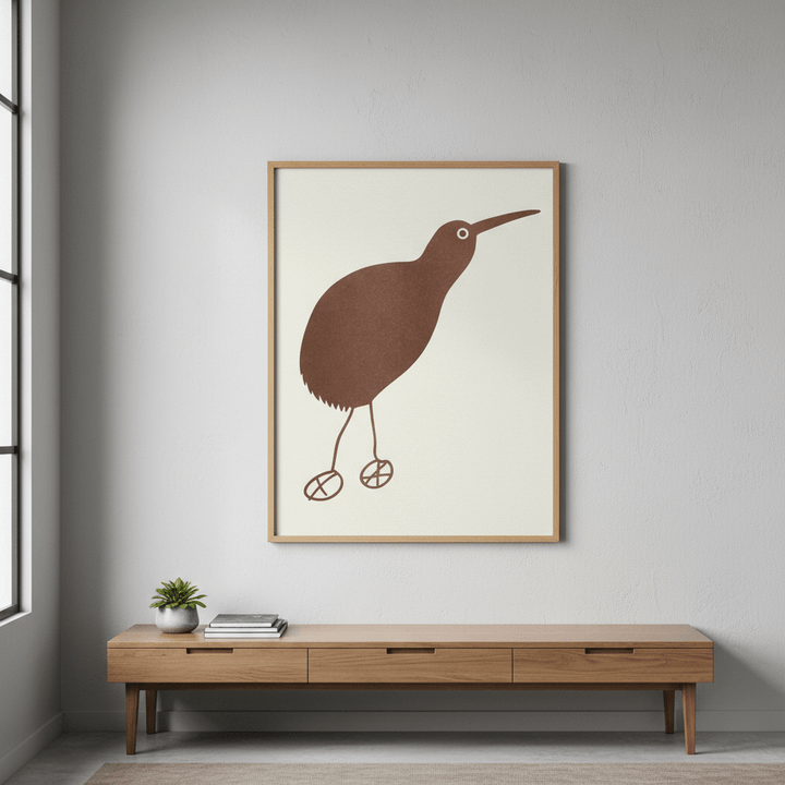 Kiwi Brown by Silvia Visscher wall - art - picture - poster