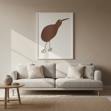 Kiwi Brown by Silvia Visscher wall - art - picture - poster