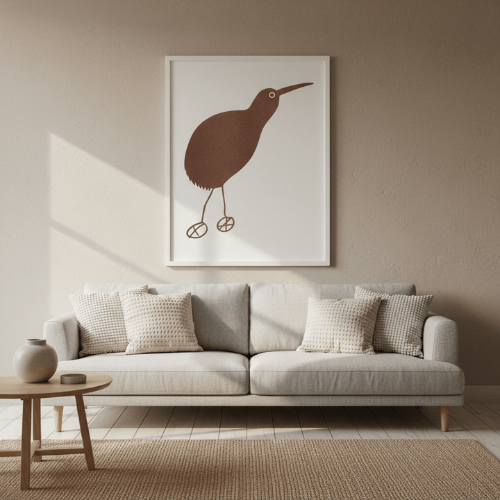 Kiwi Brown by Silvia Visscher wall - art - picture - poster