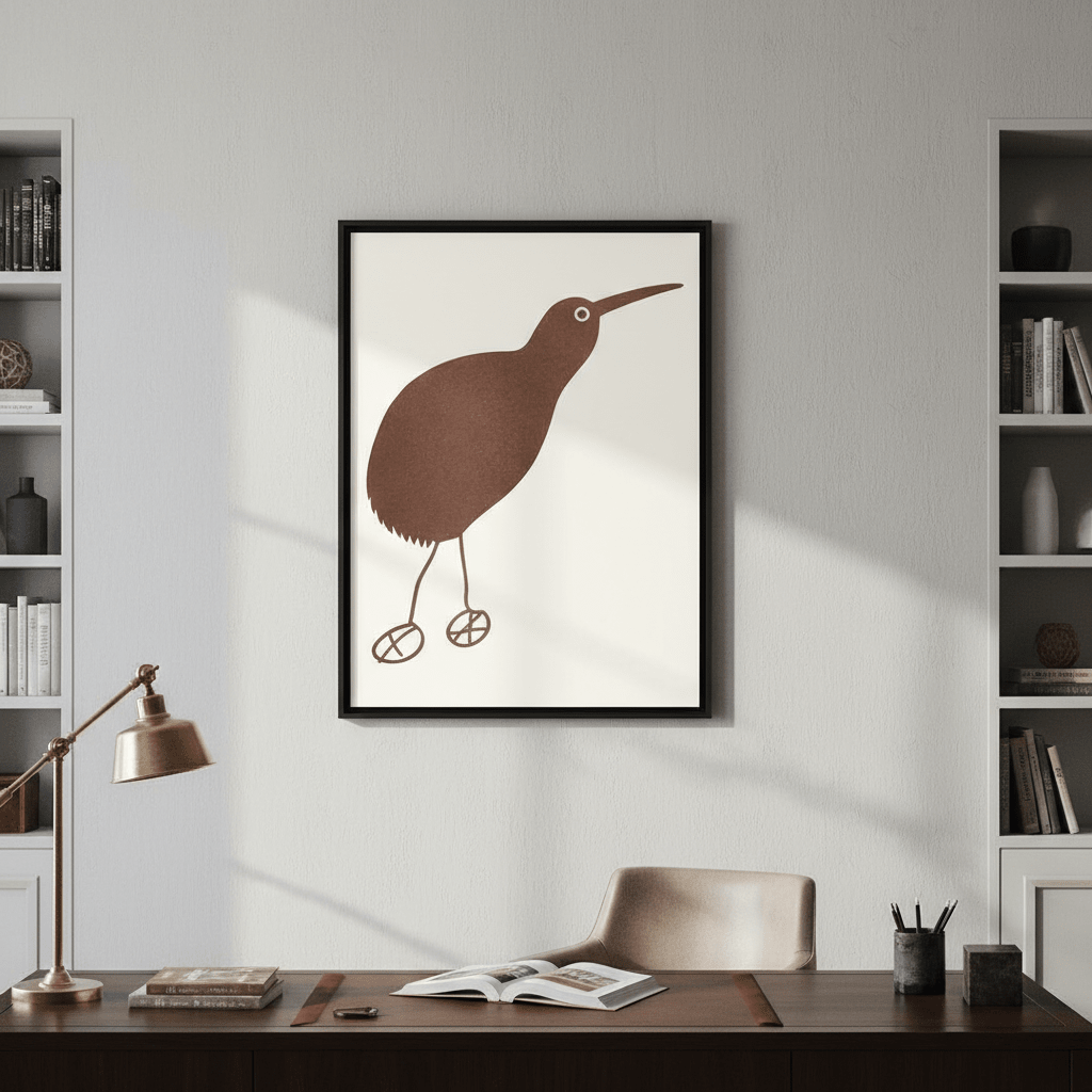 Kiwi Brown by Silvia Visscher wall - art - picture - poster
