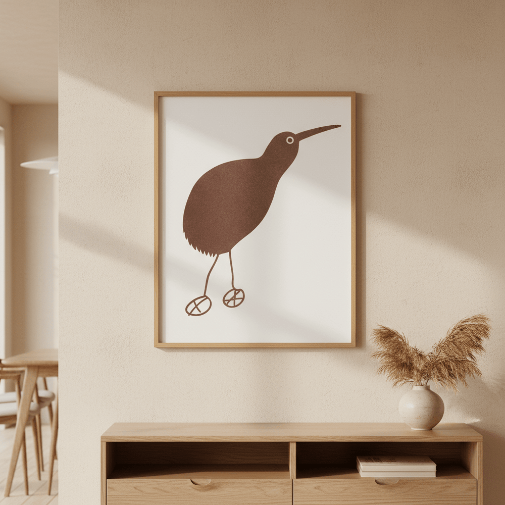 Kiwi Brown by Silvia Visscher wall - art - picture - poster