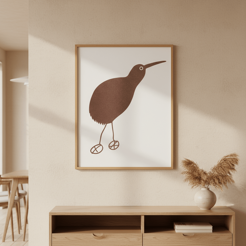 Kiwi Brown by Silvia Visscher wall - art - picture - poster