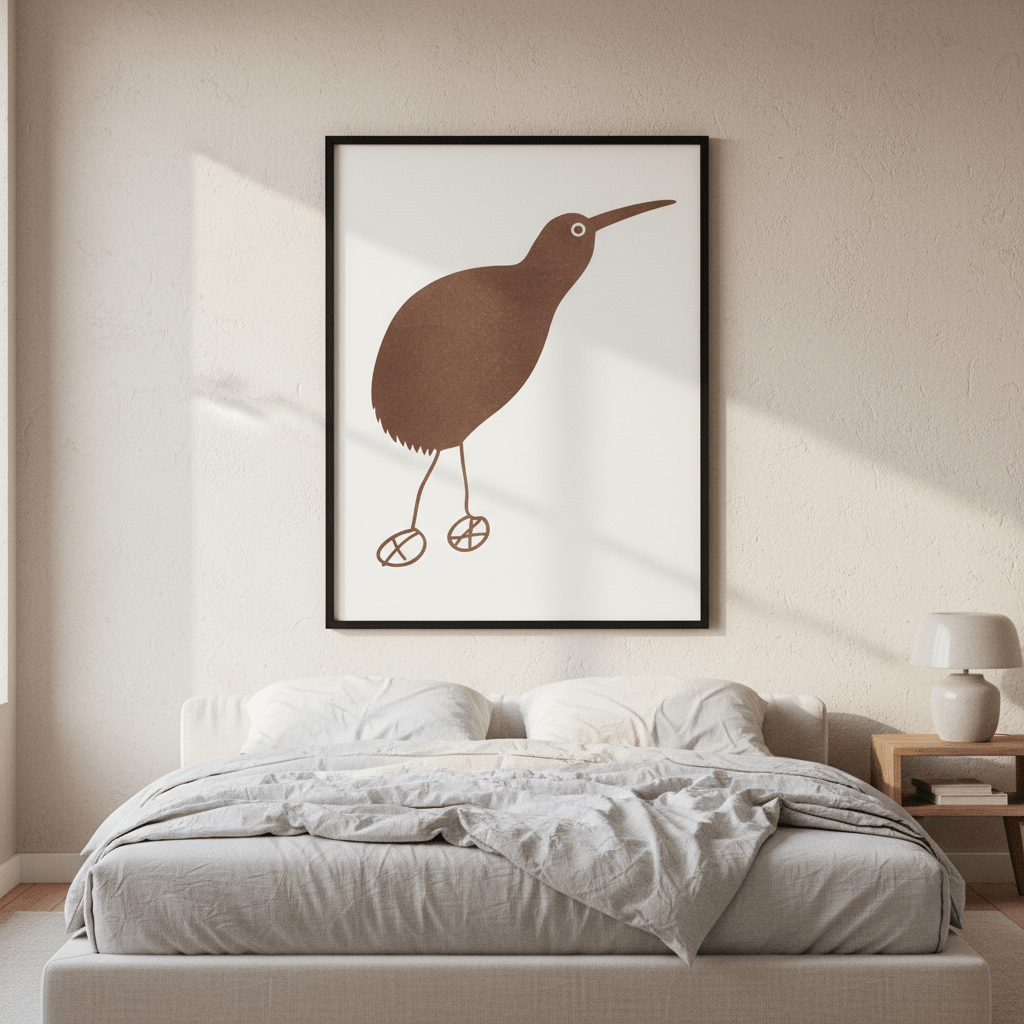 Kiwi Brown by Silvia Visscher wall - art - picture - poster
