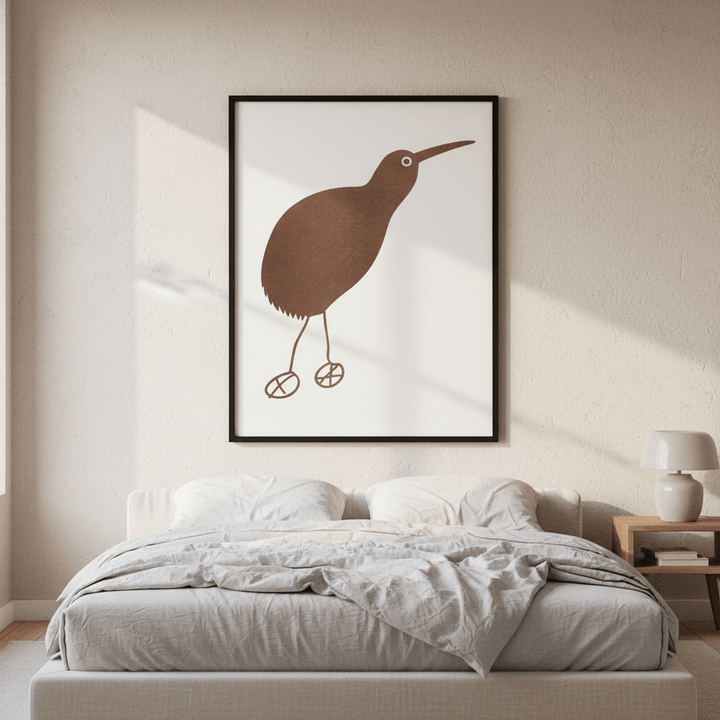 Kiwi Brown by Silvia Visscher wall - art - picture - poster