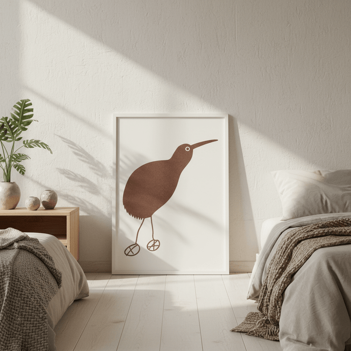 Kiwi Brown by Silvia Visscher wall - art - picture - poster
