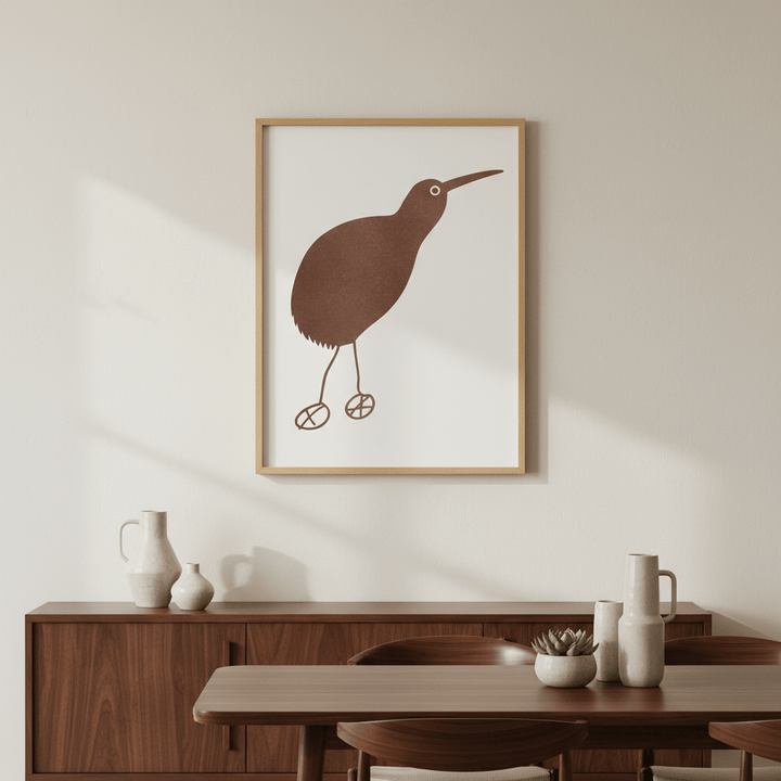 Kiwi Brown by Silvia Visscher wall - art - picture - poster