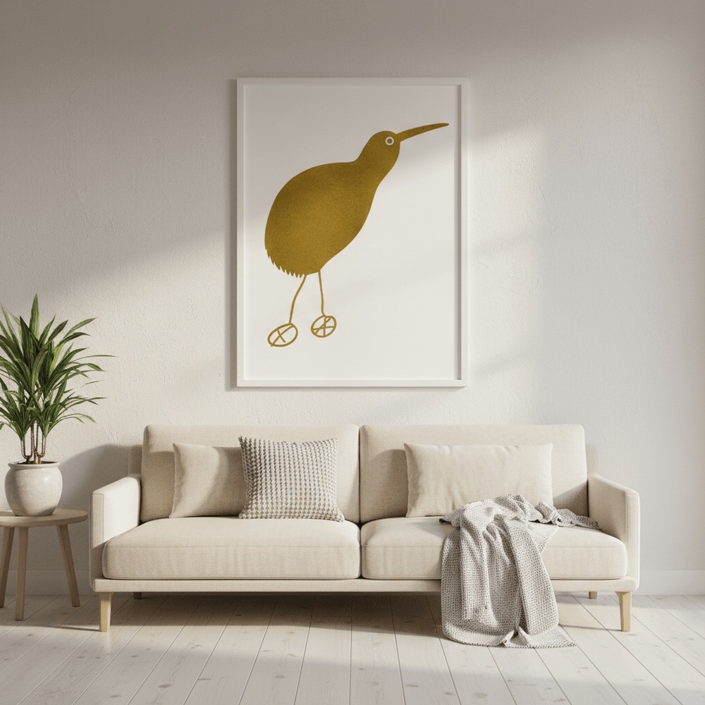 Kiwi Gold by Silvia Visscher wall - art - picture - poster