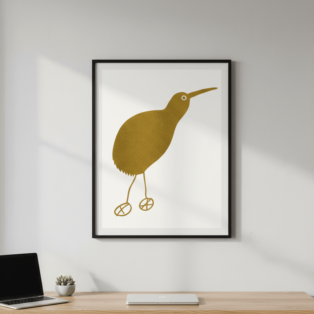 Kiwi Gold by Silvia Visscher wall - art - picture - poster