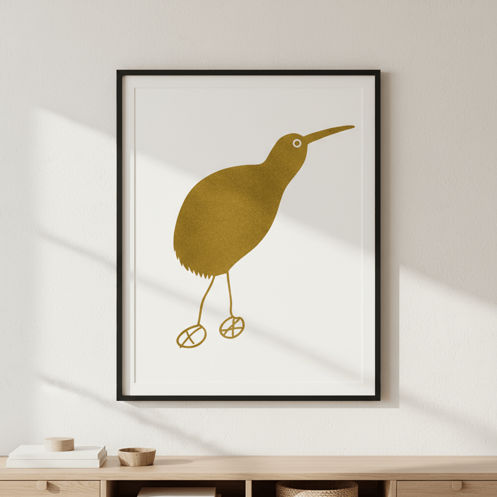 Kiwi Gold by Silvia Visscher wall - art - picture - poster
