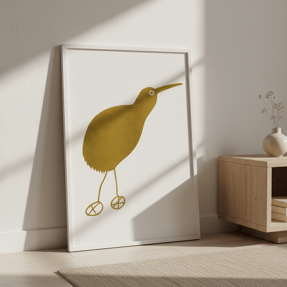 Kiwi Gold by Silvia Visscher wall - art - picture - poster