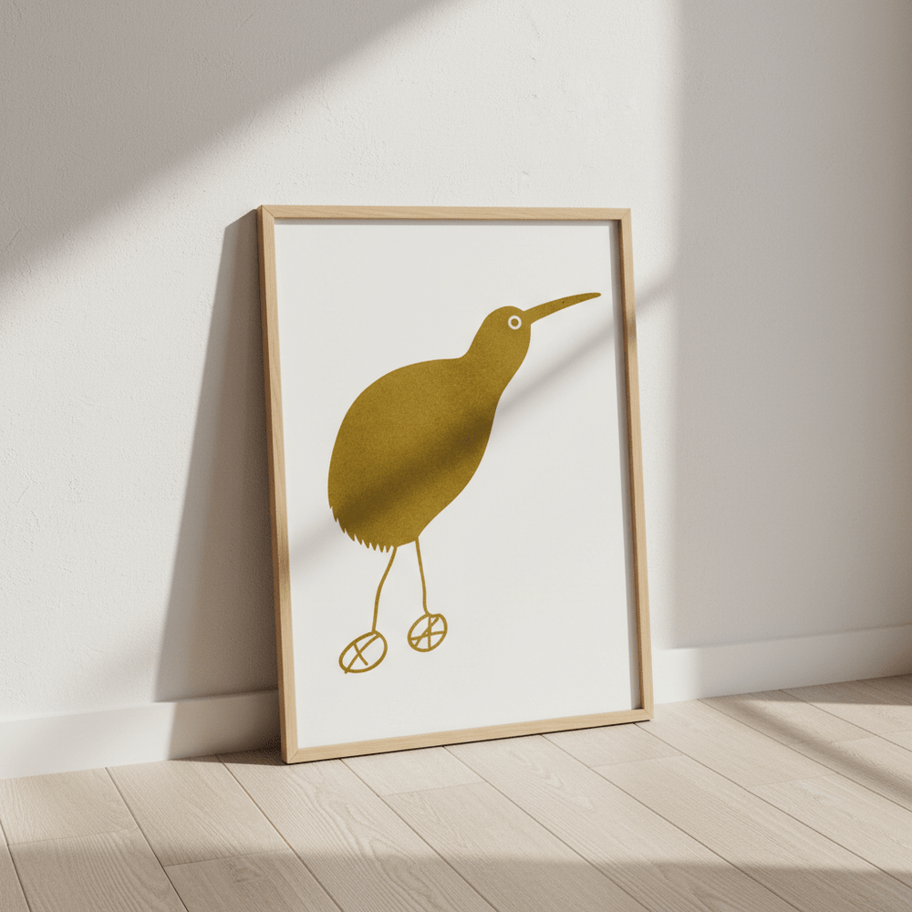 Kiwi Gold by Silvia Visscher wall - art - picture - poster