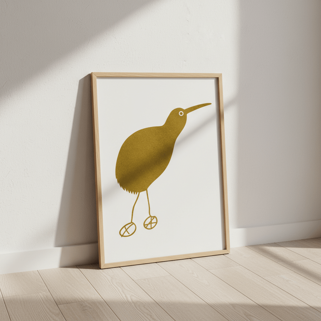 Kiwi Gold by Silvia Visscher wall - art - picture - poster