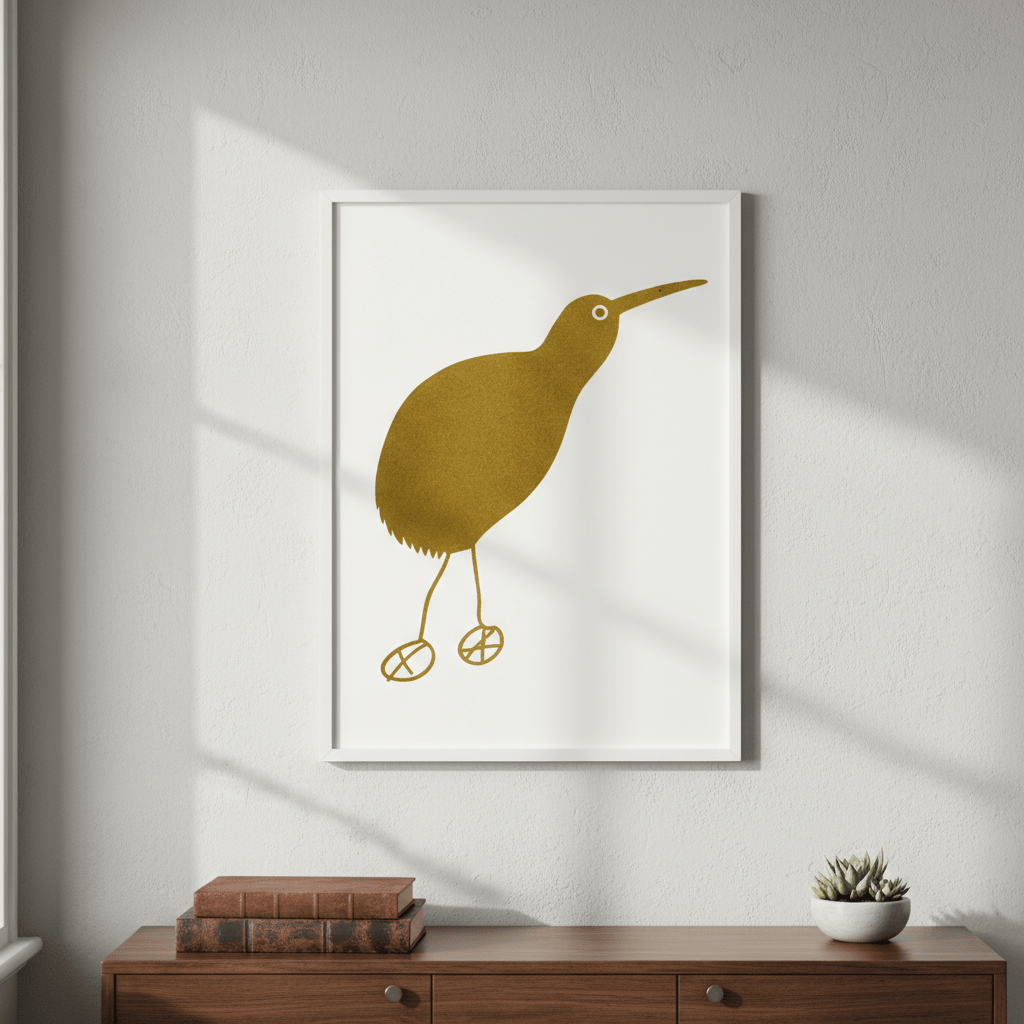 Kiwi Gold by Silvia Visscher wall - art - picture - poster