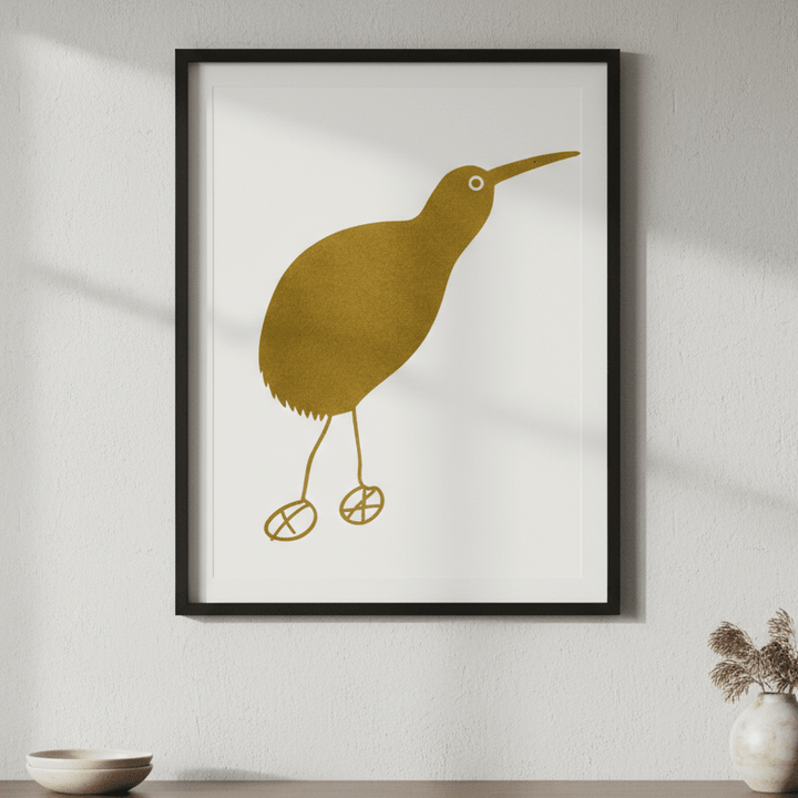 Kiwi Gold by Silvia Visscher wall - art - picture - poster
