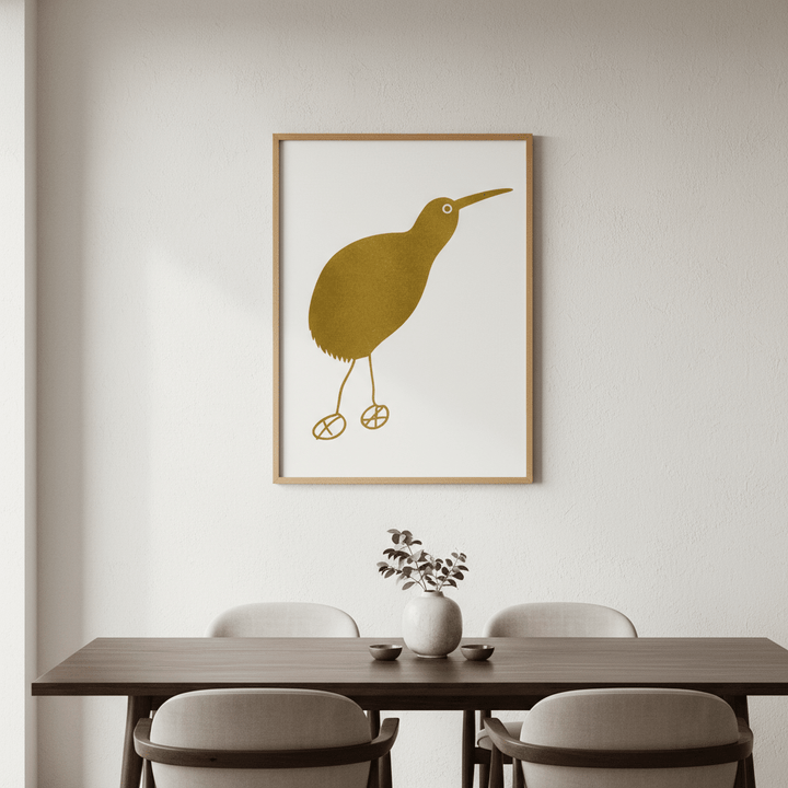 Kiwi Gold by Silvia Visscher wall - art - picture - poster