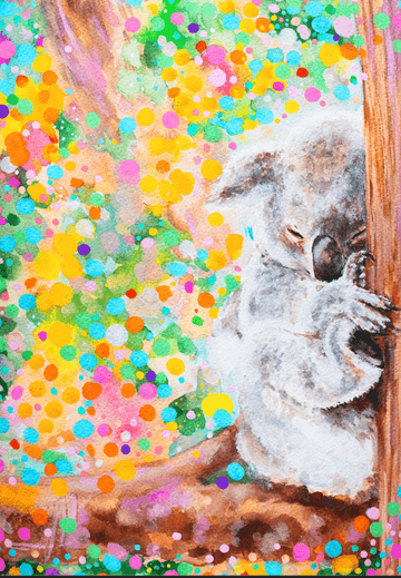 Koala Dreaming by Julia Ockert,frame