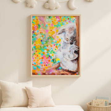 Koala Dreaming by Julia Ockert wall - art - picture - poster