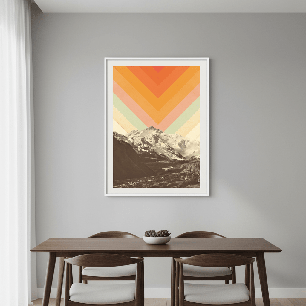 Kodachrome Peaks by Florent Bodart wall - art - picture - poster