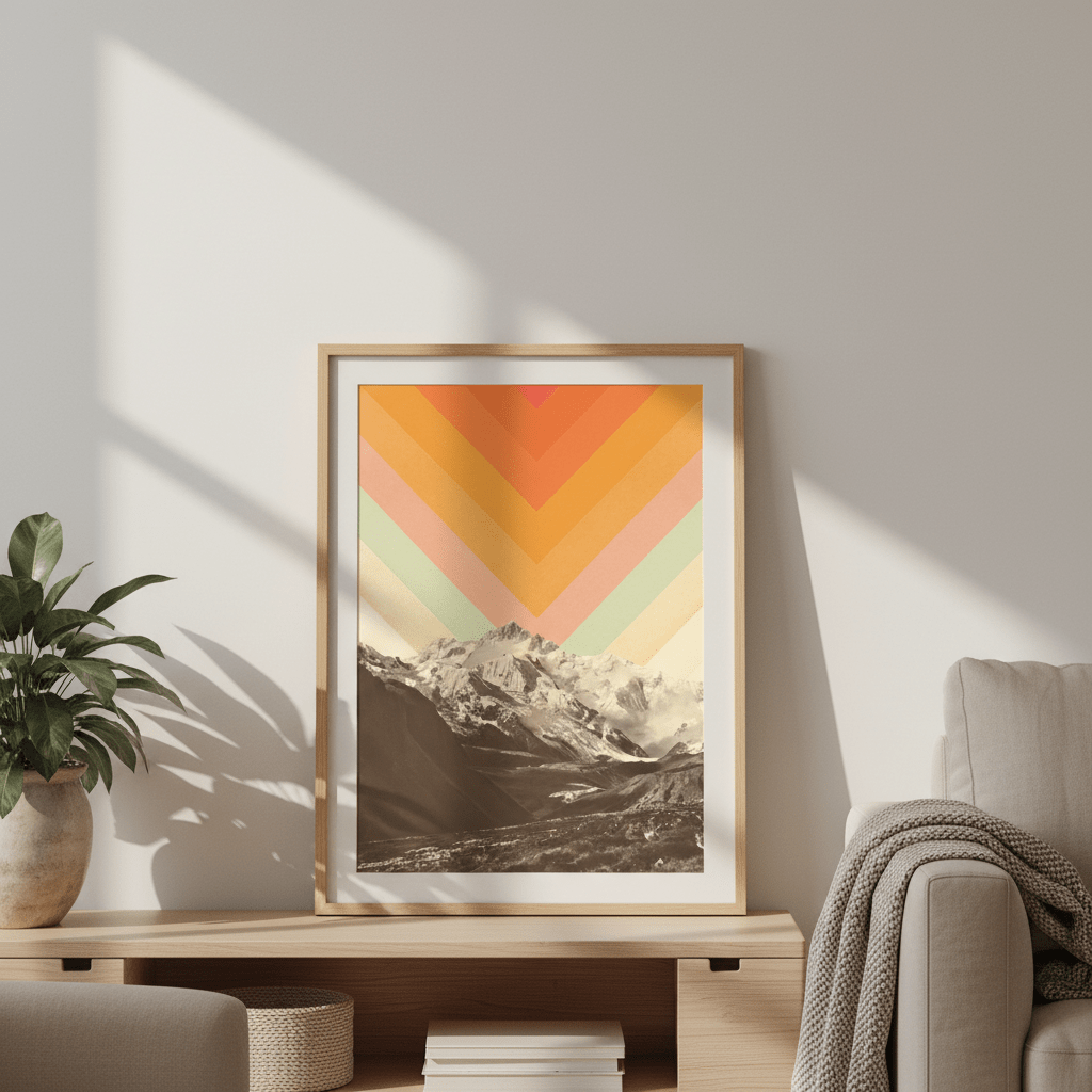 Kodachrome Peaks by Florent Bodart wall - art - picture - poster