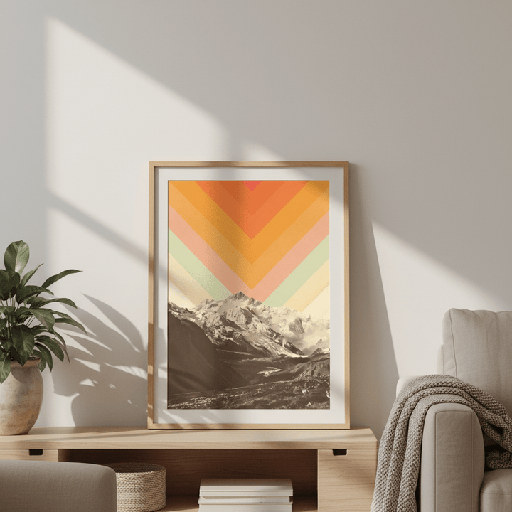Kodachrome Peaks by Florent Bodart wall - art - picture - poster