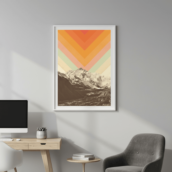 Kodachrome Peaks by Florent Bodart wall - art - picture - poster