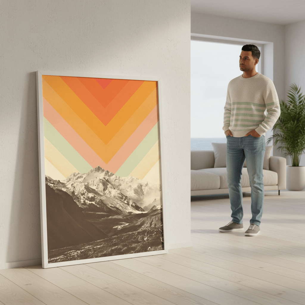 Kodachrome Peaks by Florent Bodart wall - art - picture - poster