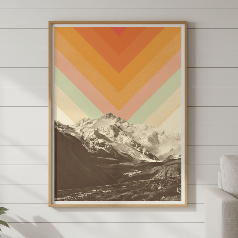 Kodachrome Peaks by Florent Bodart wall - art - picture - poster