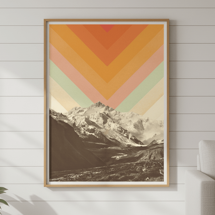 Kodachrome Peaks by Florent Bodart wall - art - picture - poster