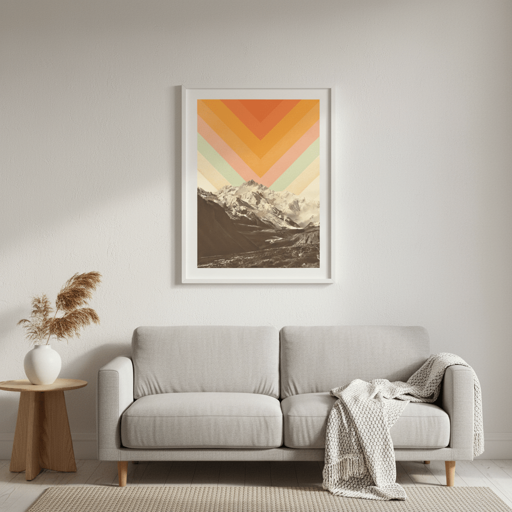 Kodachrome Peaks by Florent Bodart wall - art - picture - poster