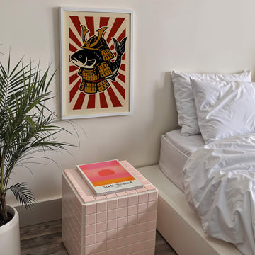 Koi Warrior Art Print wall - art - picture - poster