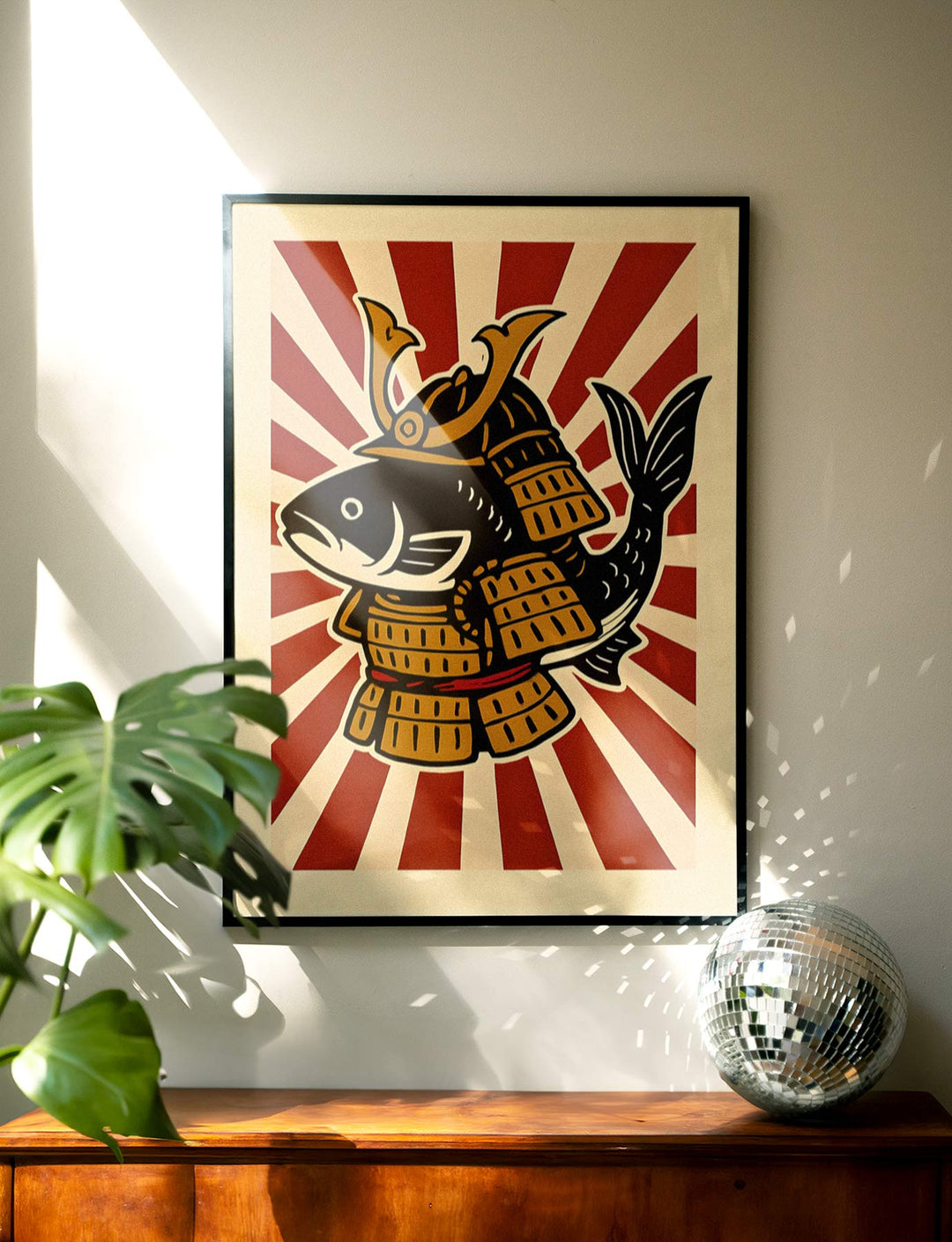 Koi Warrior Art Print wall - art - picture - poster